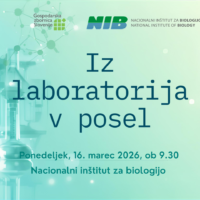 Nacionalni inštitut za biologijo odpira vrata – iz laboratorija v posel!